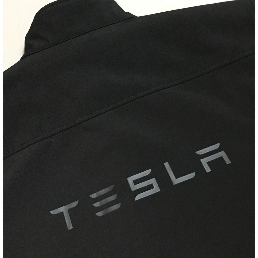 Tesla Men's Black Softshell Full Zip Jacket Size 3XL